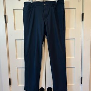 Men's Navy Lululemon Commission Relaxed Pants